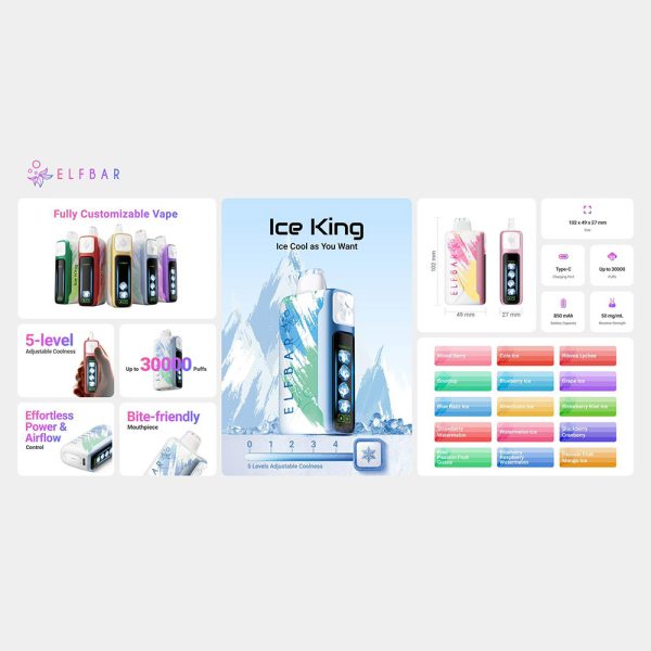 Elf Bar Ice King 30000 - Image 3